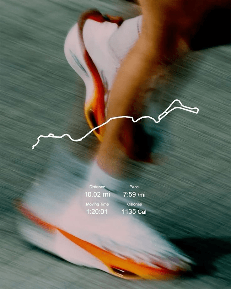 Athlete footwork in motion
