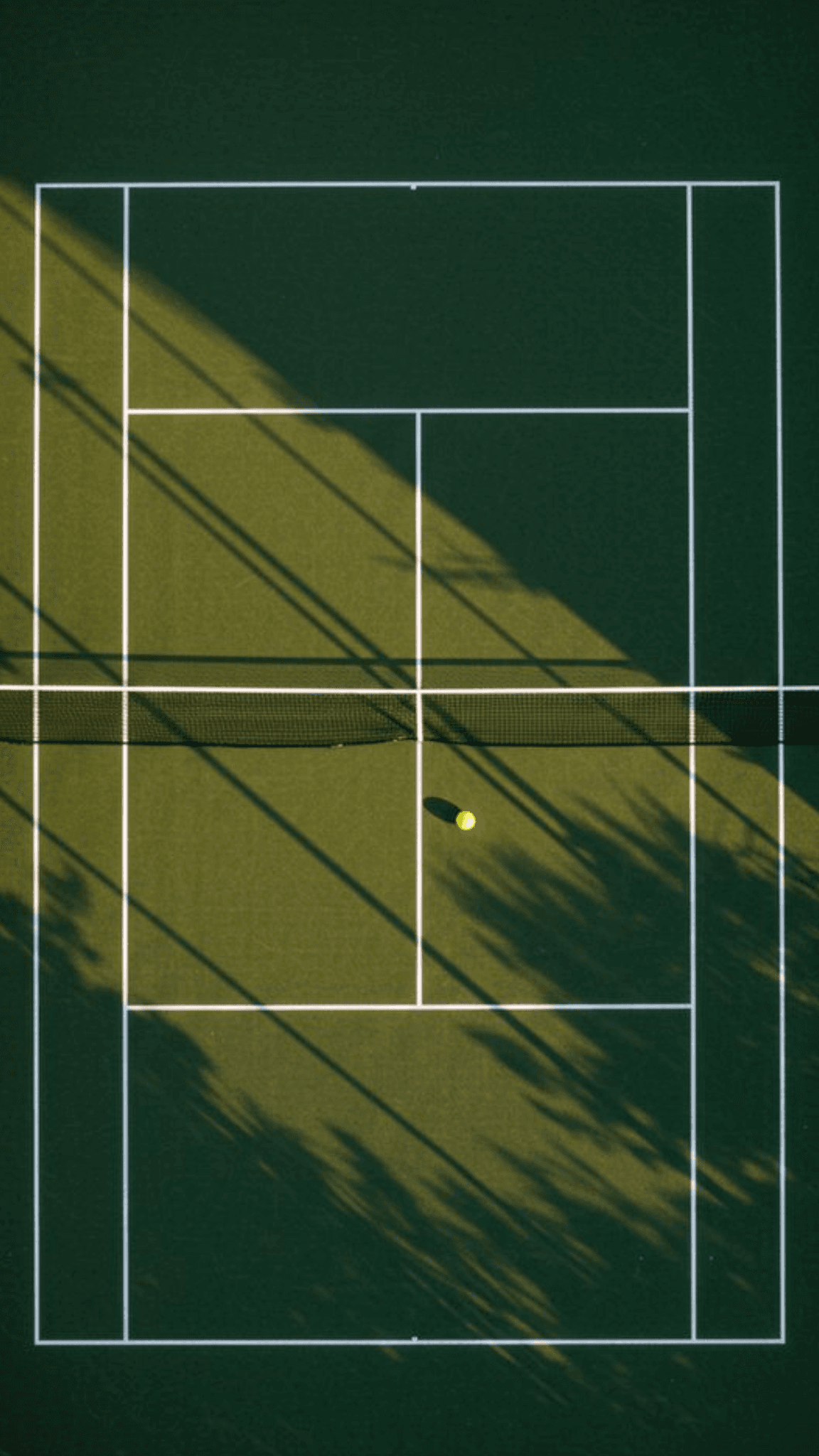 Tennis court from above